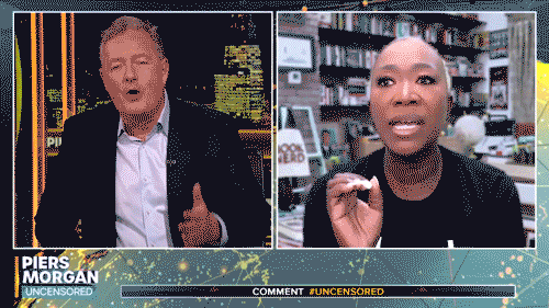 Piers Morgan accuses Joy Reid of playing 'race card' in heated exchange